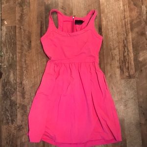 Hot pink dress